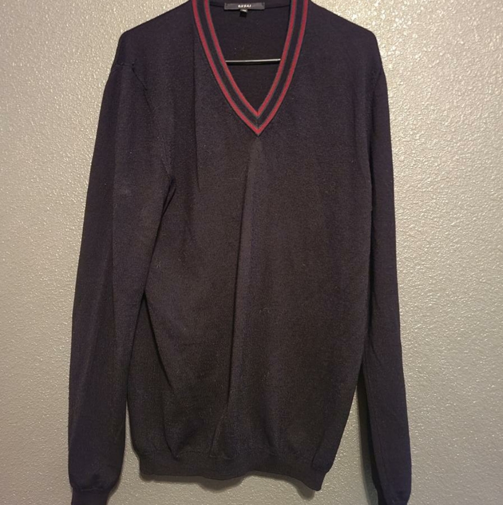 Gucci v neck sweater